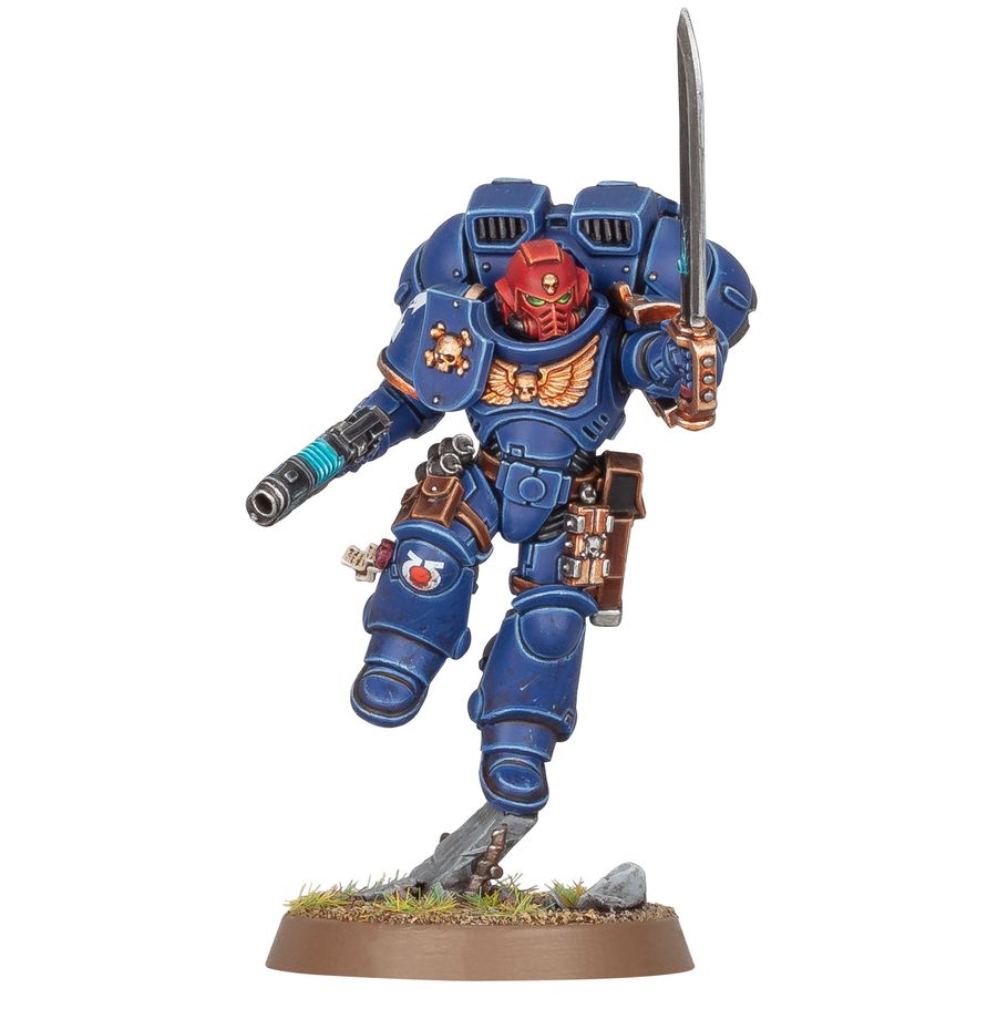 Warhammer 40K Space Marine assault unit