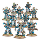 Rubric Marines assembled miniatures
