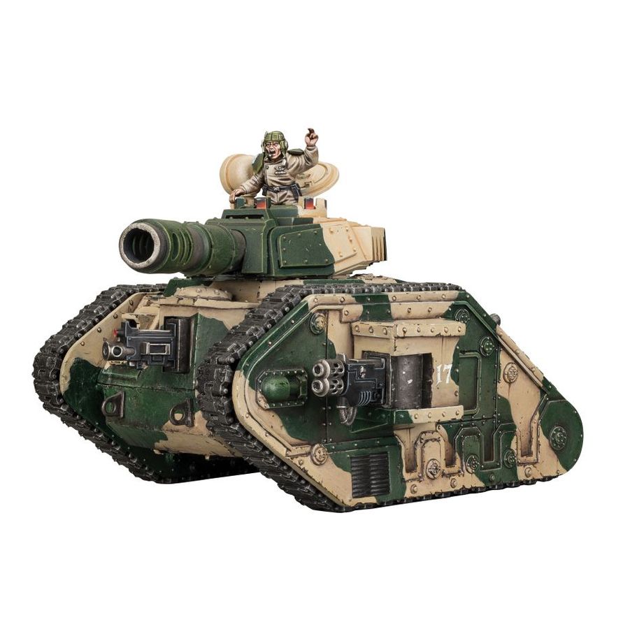 Leman Russ Battle Tank assembled miniature