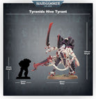 Tyranids Hive Tyrant Warhammer 40,000 miniature size comparison model figure