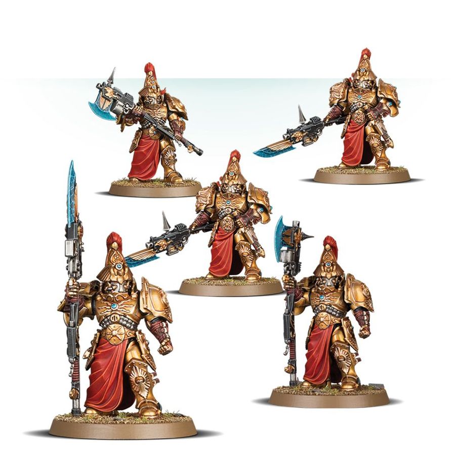 Custodian Wardens Adeptus Custodes assembled miniatures