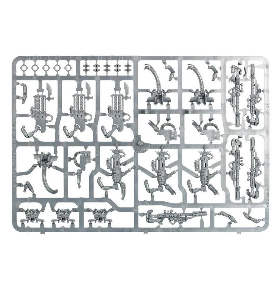 Necron Immortals plastic model kit sprues 2