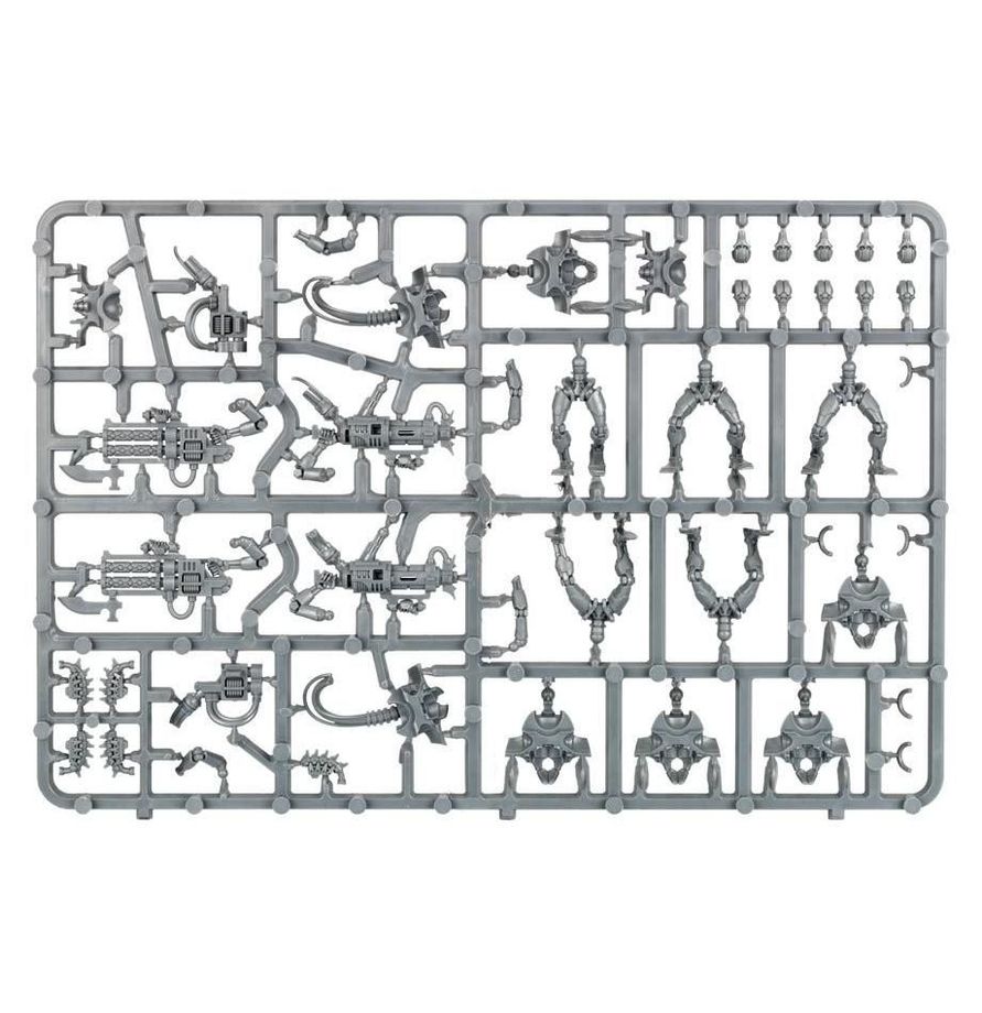 Necron Immortals plastic model kit sprues