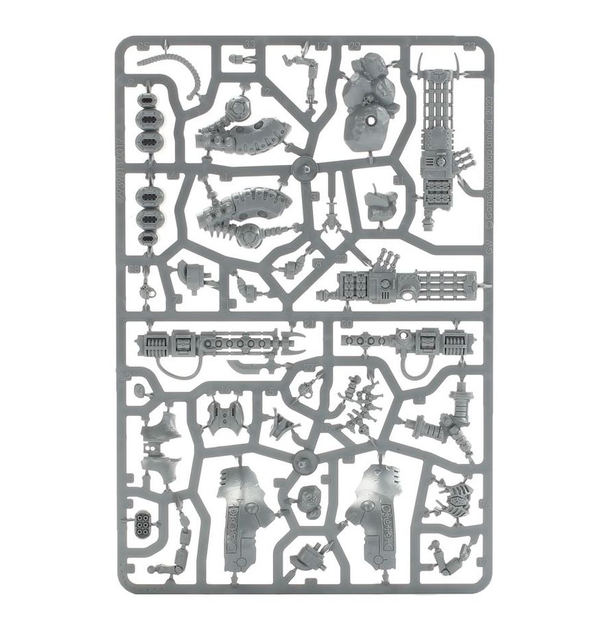 Necron heavy destroyer model kit