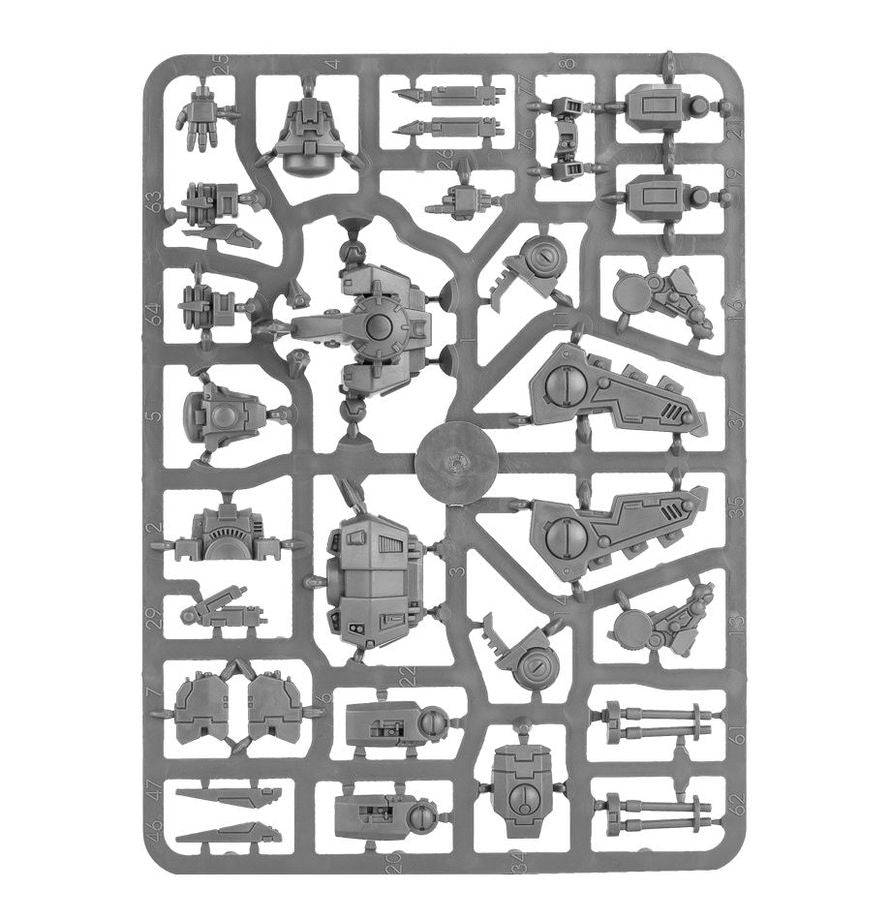 Tau Empire Commander plastic kit sprues2