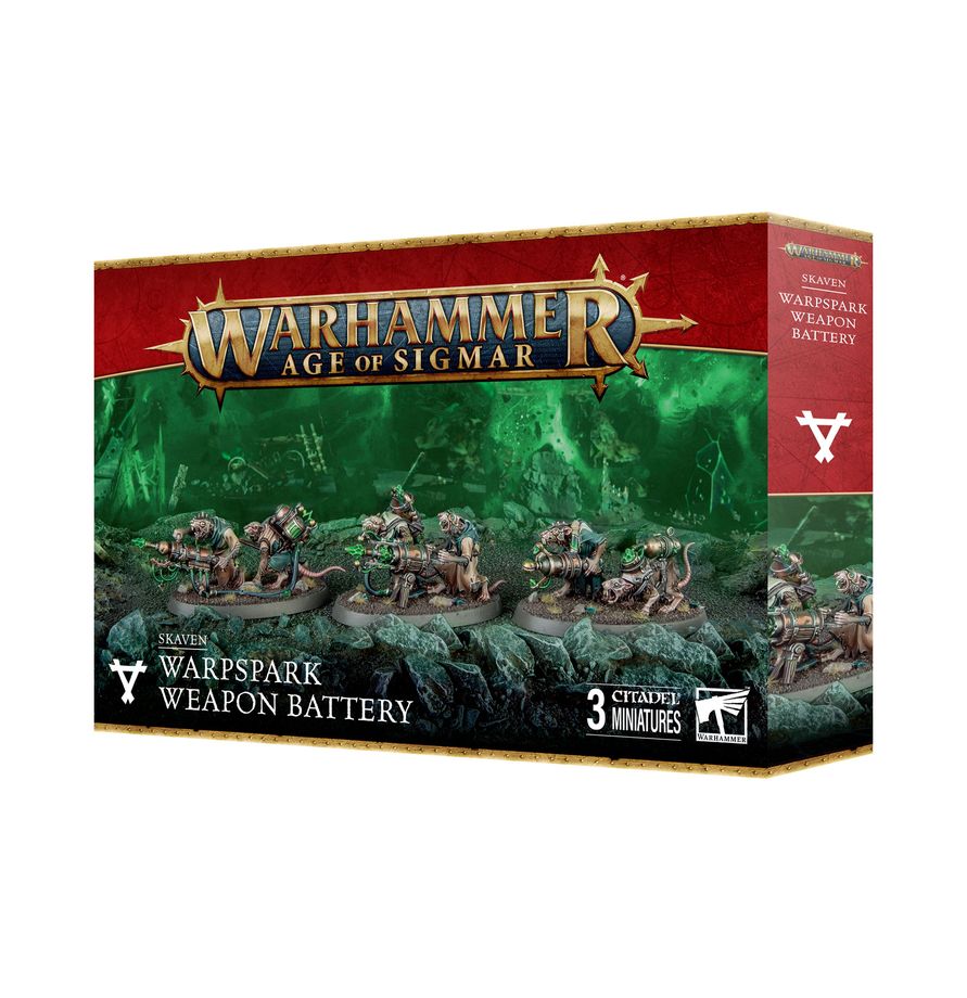 Warhammer Age of Sigmar game box with miniatures 