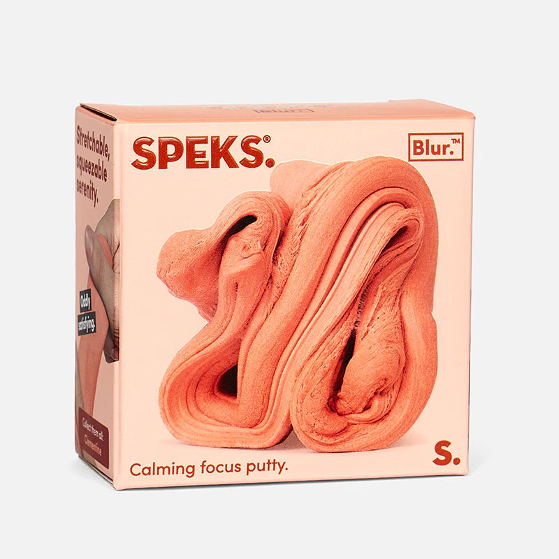 Box of Speks Blur sensory putty.
