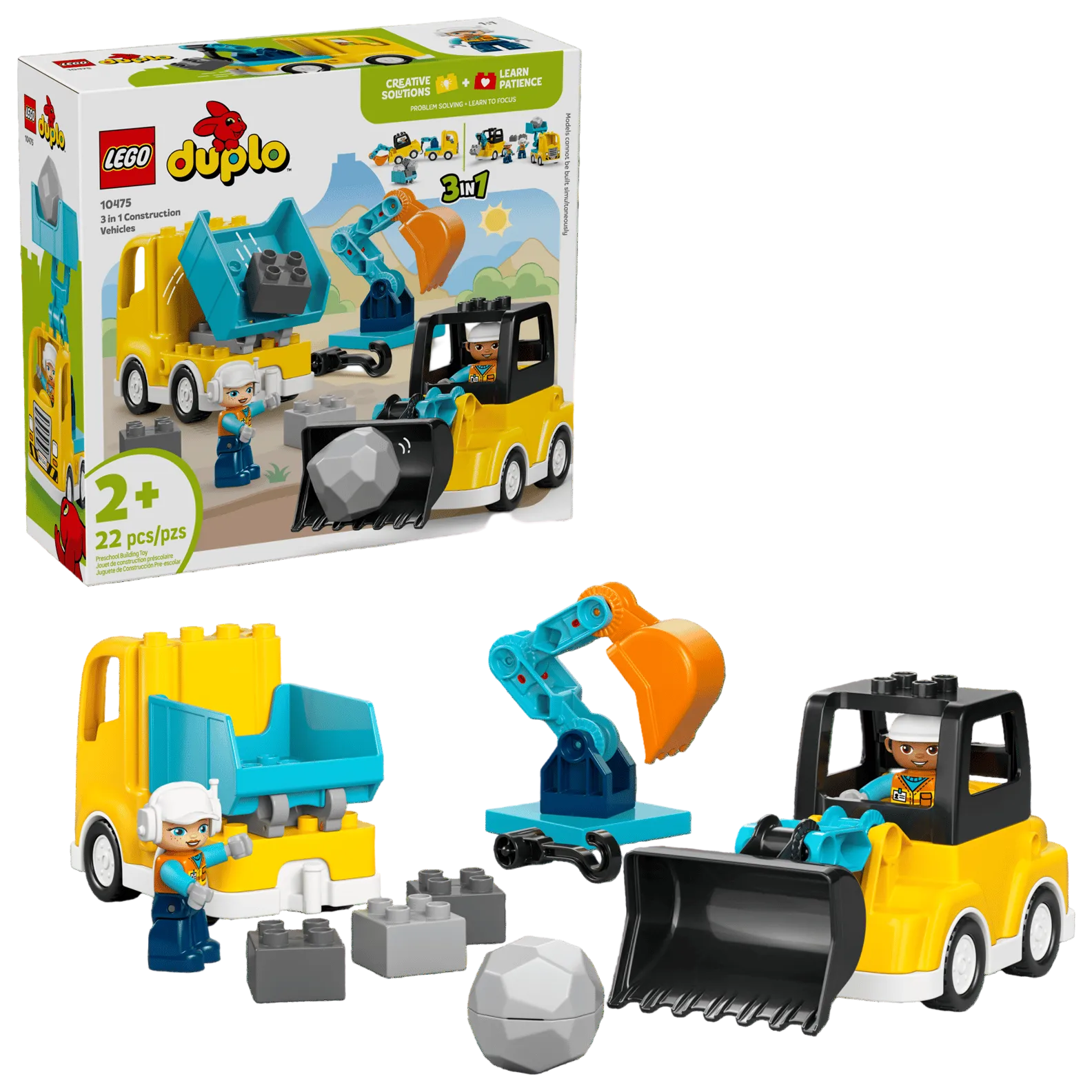 LEGO Duplo 10475 3 in 1 Construction Set with box