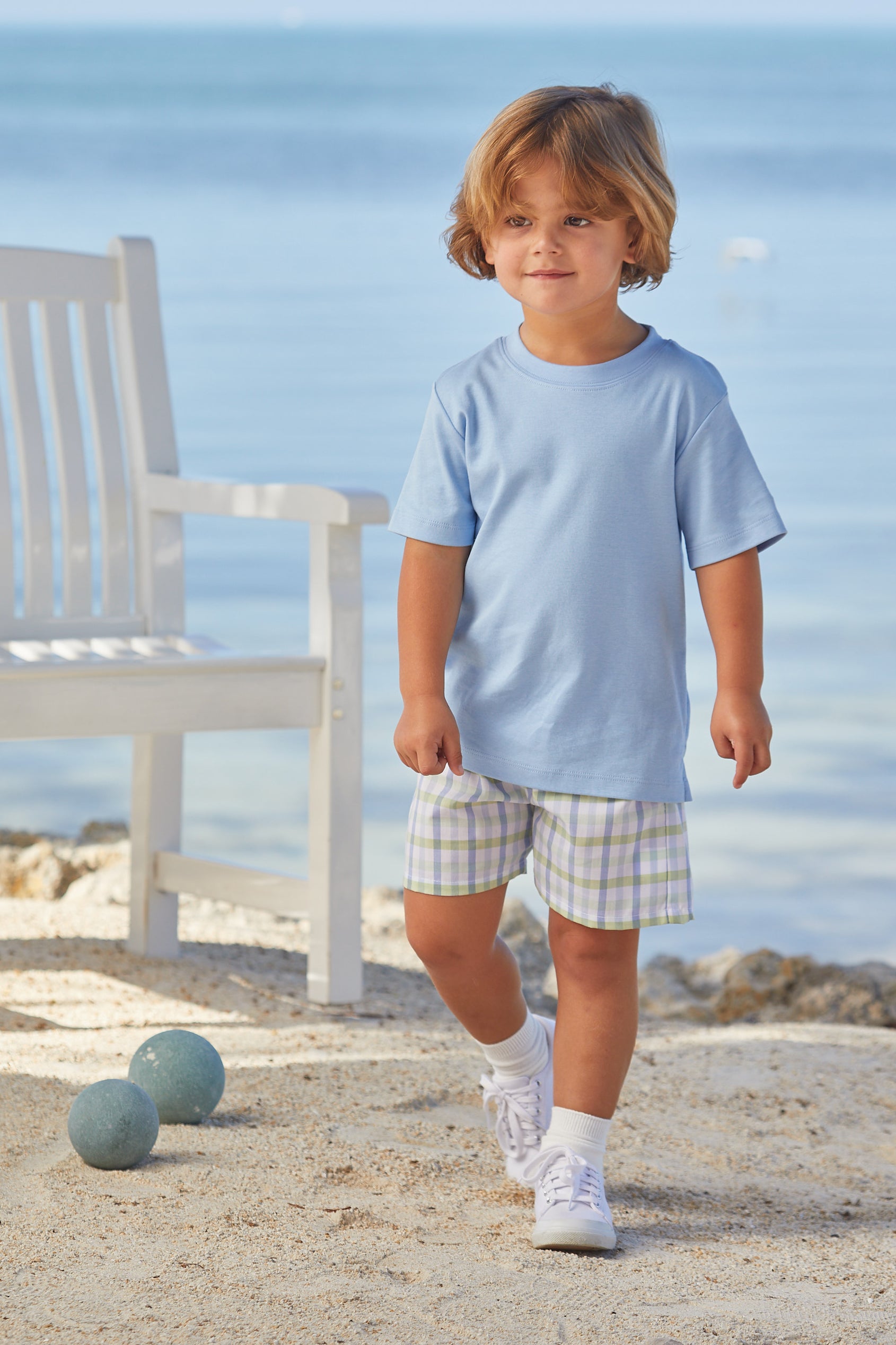Classic Tee-Light Blue by Little English