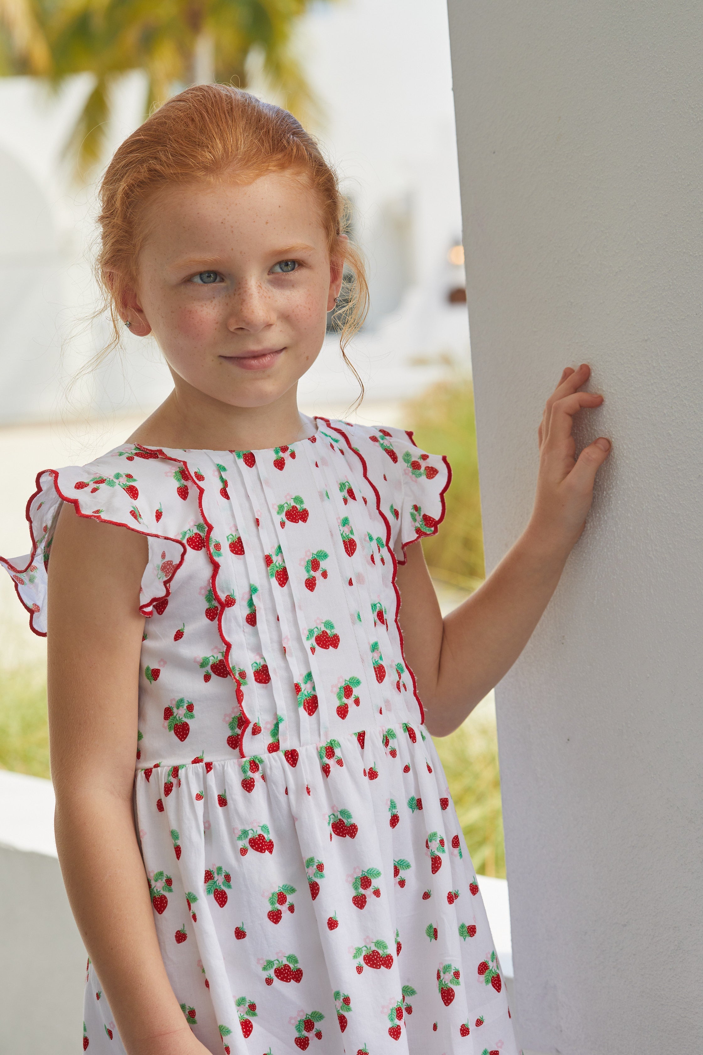 Mila Sundress Strawberry Fields