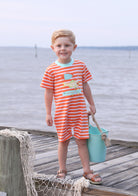 Fish Trio Romper by Trotter Street Kids