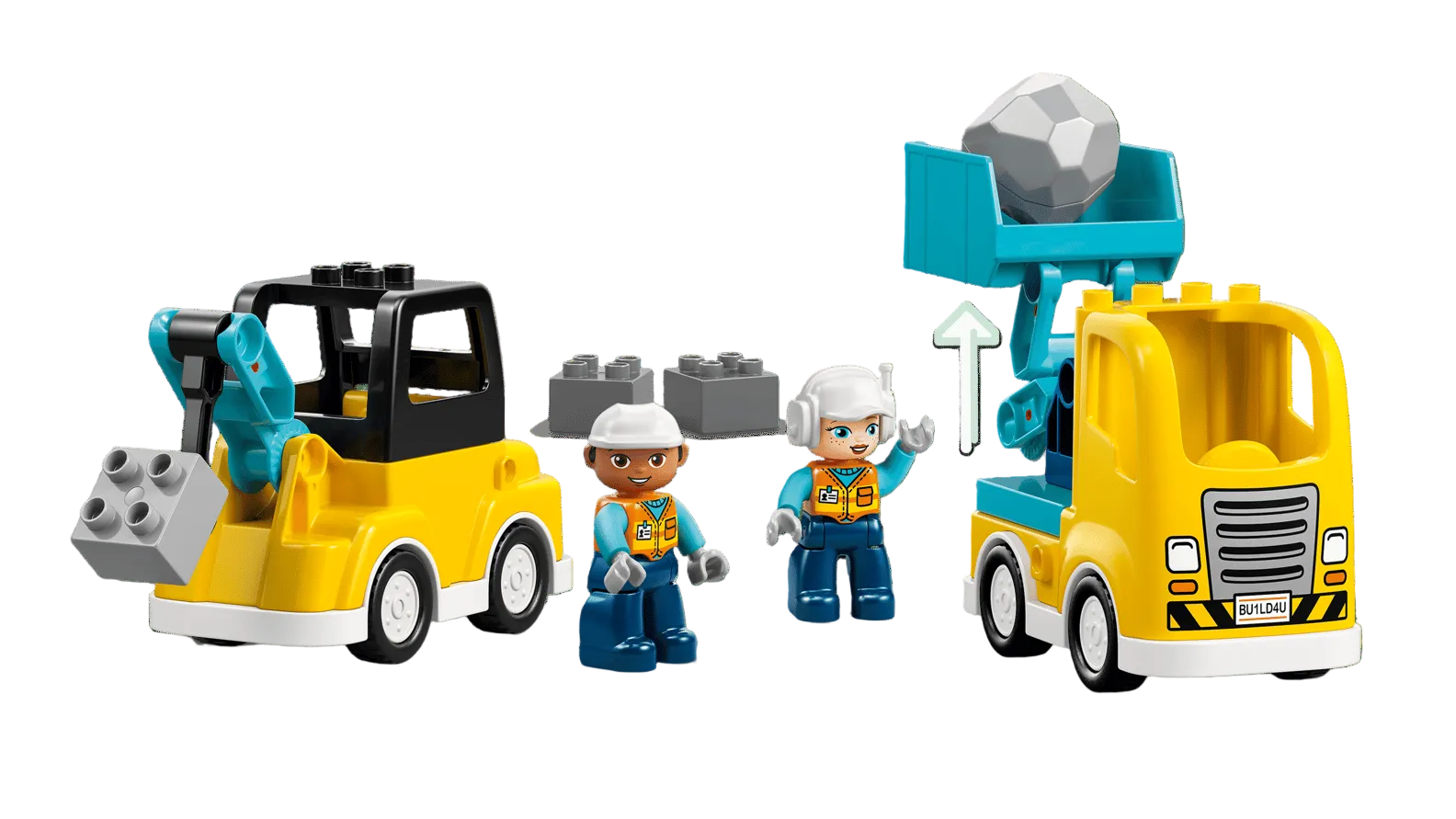 Built Lego Duplo 10475 3 in 1 Construction