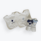 Personalized Twin Bib and Burp Set