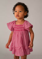 mayoral pink cotton summer dress
