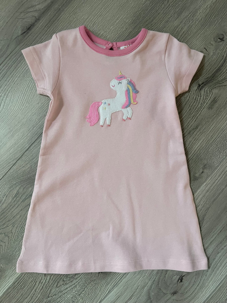 Pink Unicorn Dress by Luigi Kids