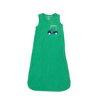 Golf cart sleep sack by Angel Dear - kelly green bamboo sleep bag for babies 0-6M