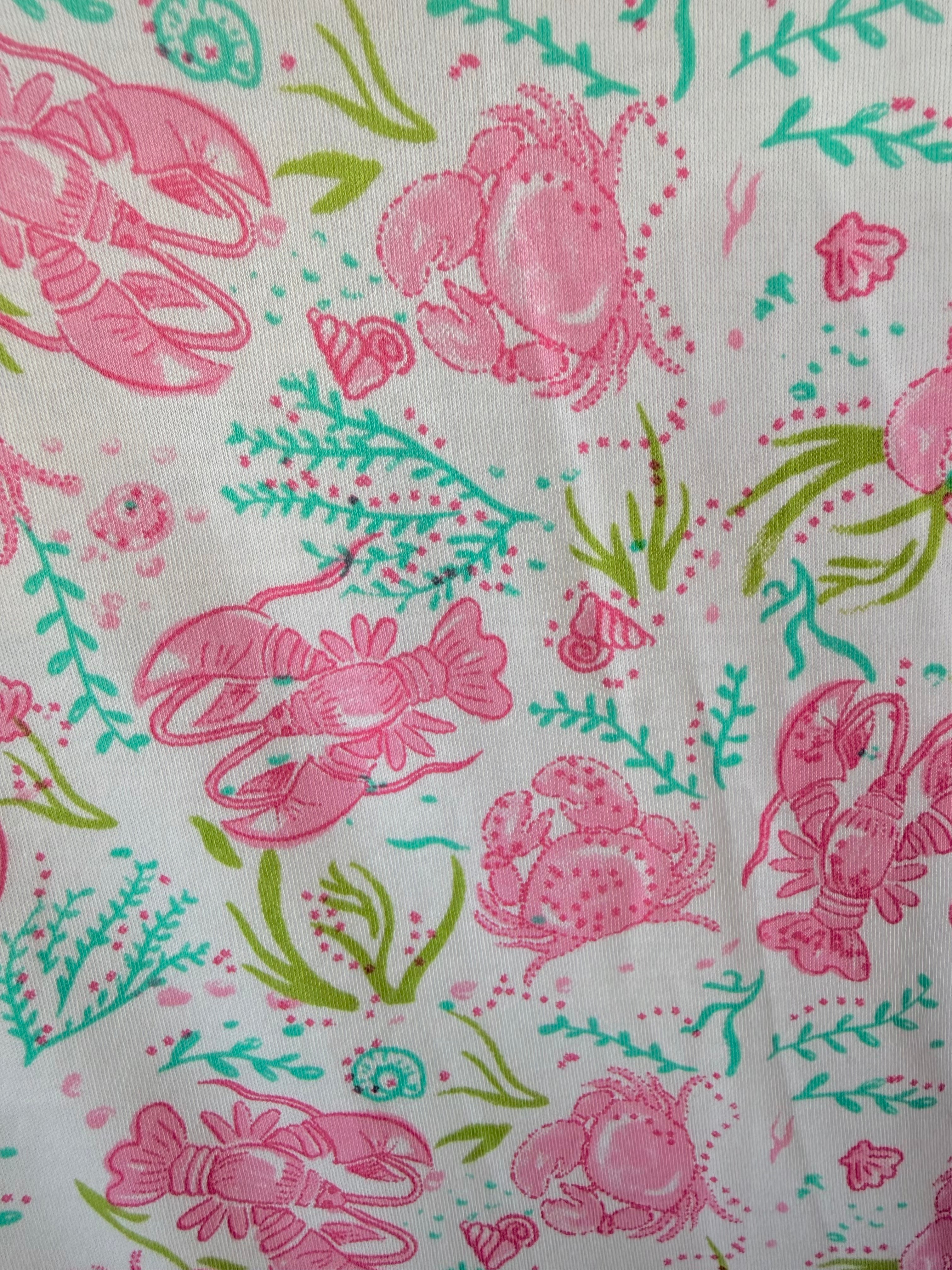 Close up for fabric for Luigi Lily Dress