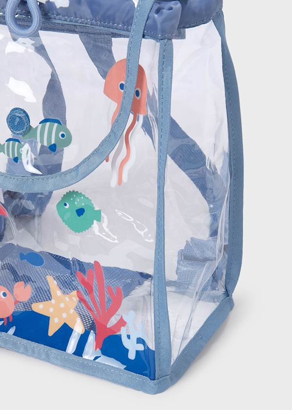 Mayoral Ocean Theme Beach Backpack for Boys