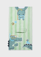 Mayoral Crocodile Beach Towel Coverup for Boys