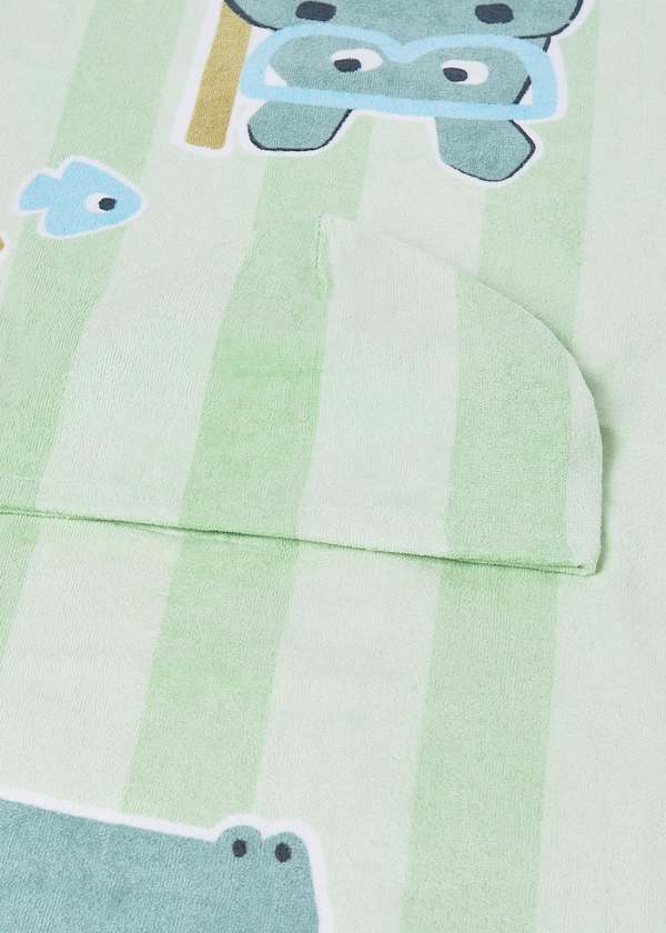 Close up of Crocodile Beach Coverup by Mayoral