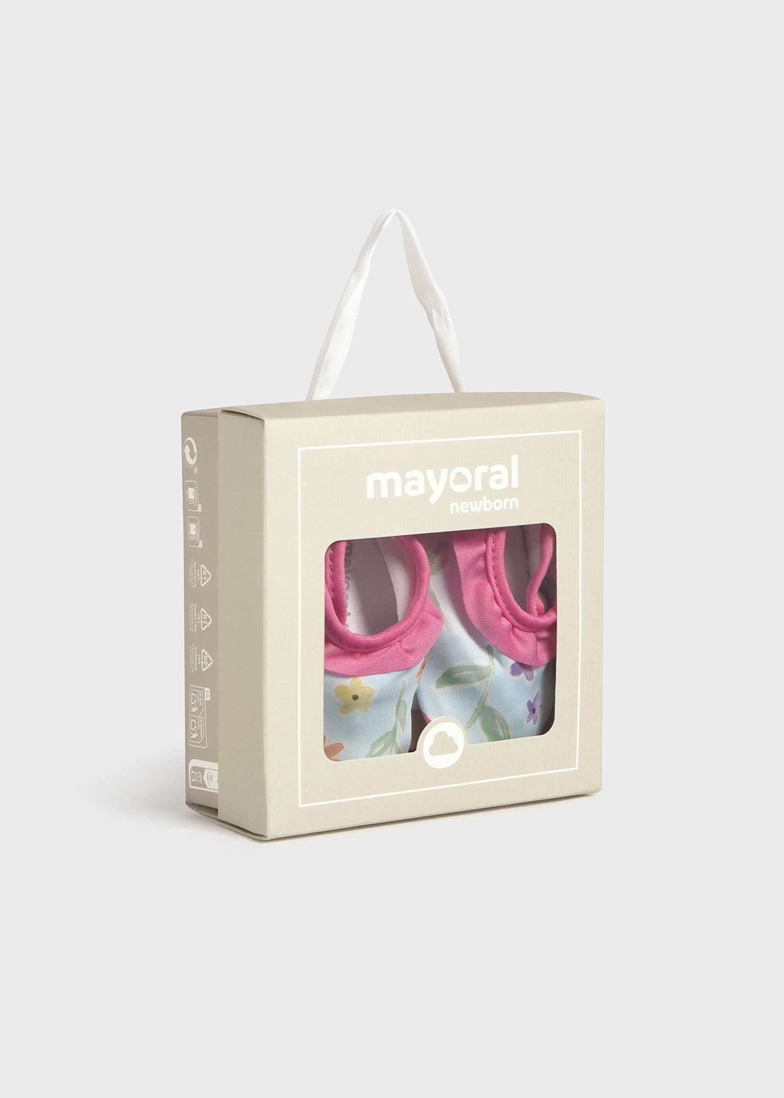 Mayoral Hawaii floral swim shoes for girls