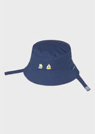 Mayoral Navy Sailboat Reversible Bucket Hat for Boys