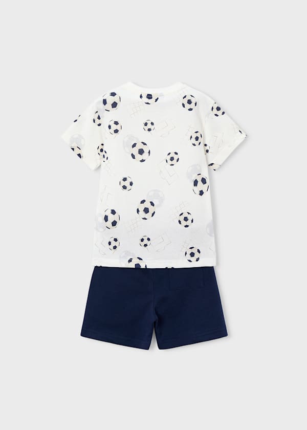 Mayoral Soccer Shirt and Short Set-Back View