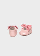Velvet Bow crib Shoes for Photo shoot