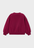 back view of cherrie sweatshirt
