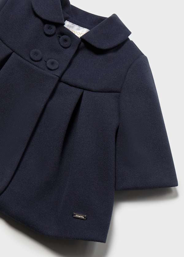 close up of girl dress coat