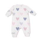  Valentine romper for baby girl with hearts 