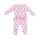Rose Garden Trellis Footie - Ruffle Detail / Cute as Buttons