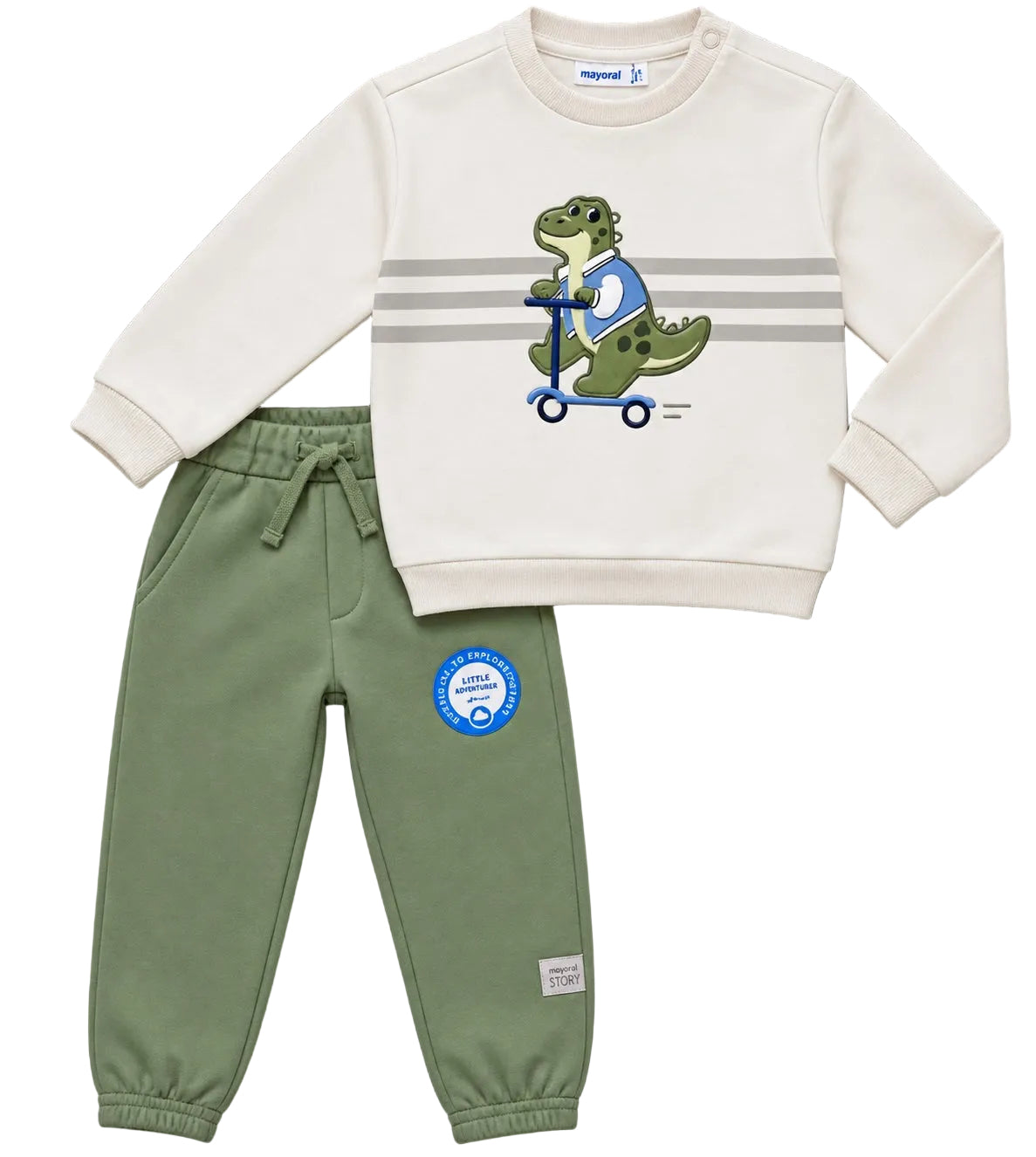 Mayoral Toddler Boy Dinosaur Sweatsuit