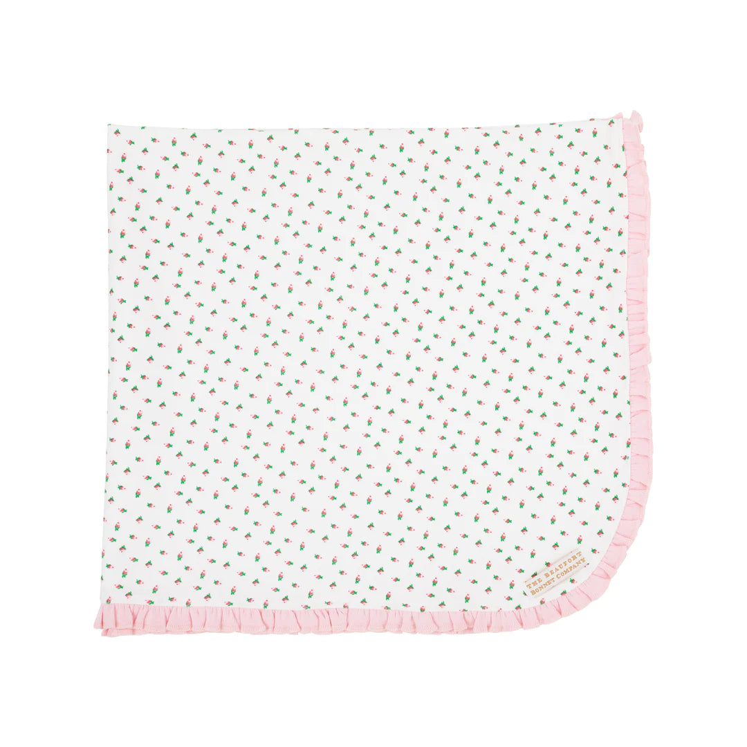 The Beaufort Bonnet Company Port Royal Rosebud Buggy Blanket / Cute as Buttons