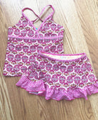 Girls Boho Beach Skirted Tankini – Cabana Life
