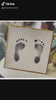 mess free footprint kit, baby keepsake, baby footprint keepsake canvas kit, baby footprint kit
