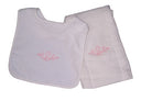 monogrammed baby gift, personalized baby gift, monogrammed bib, monogrammed burp cloth, baby gift,