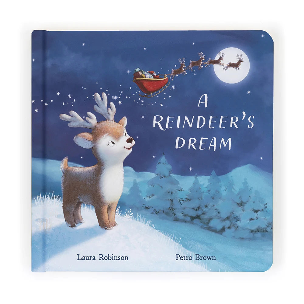 Jellycat, a reindeer's dream, Christmas board book