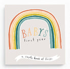 baby memory book, rainbow memory book, baby's firsts, photo book, best baby gift
