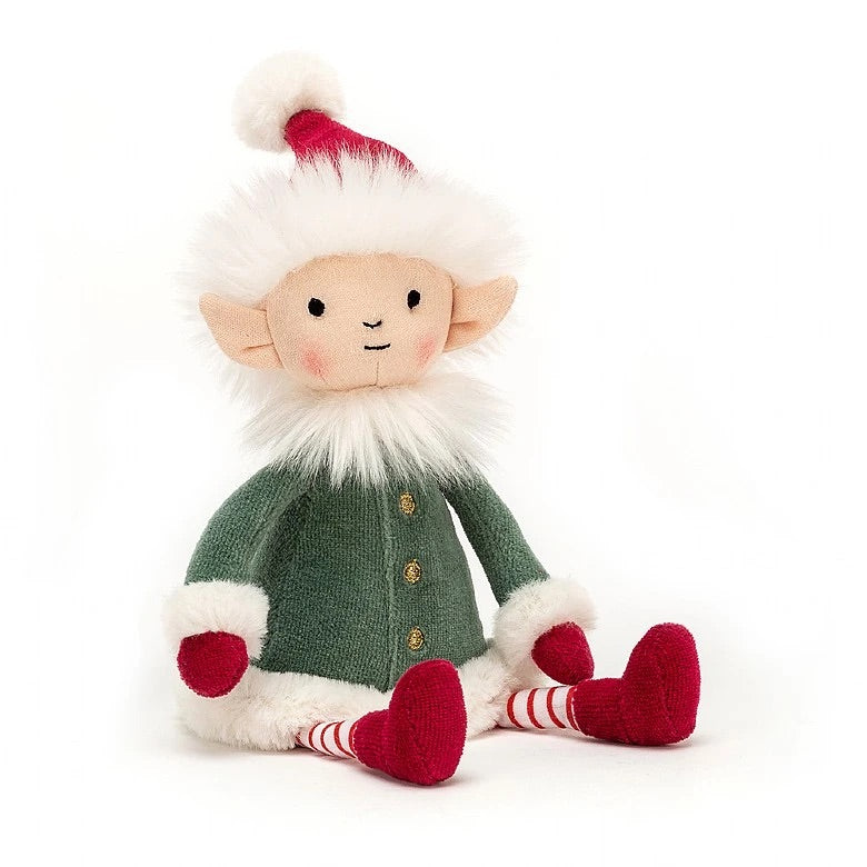 leffy elf, jellycat, christmas elf, plush toy, jellycat retailer, beat baby boutique, baby gift