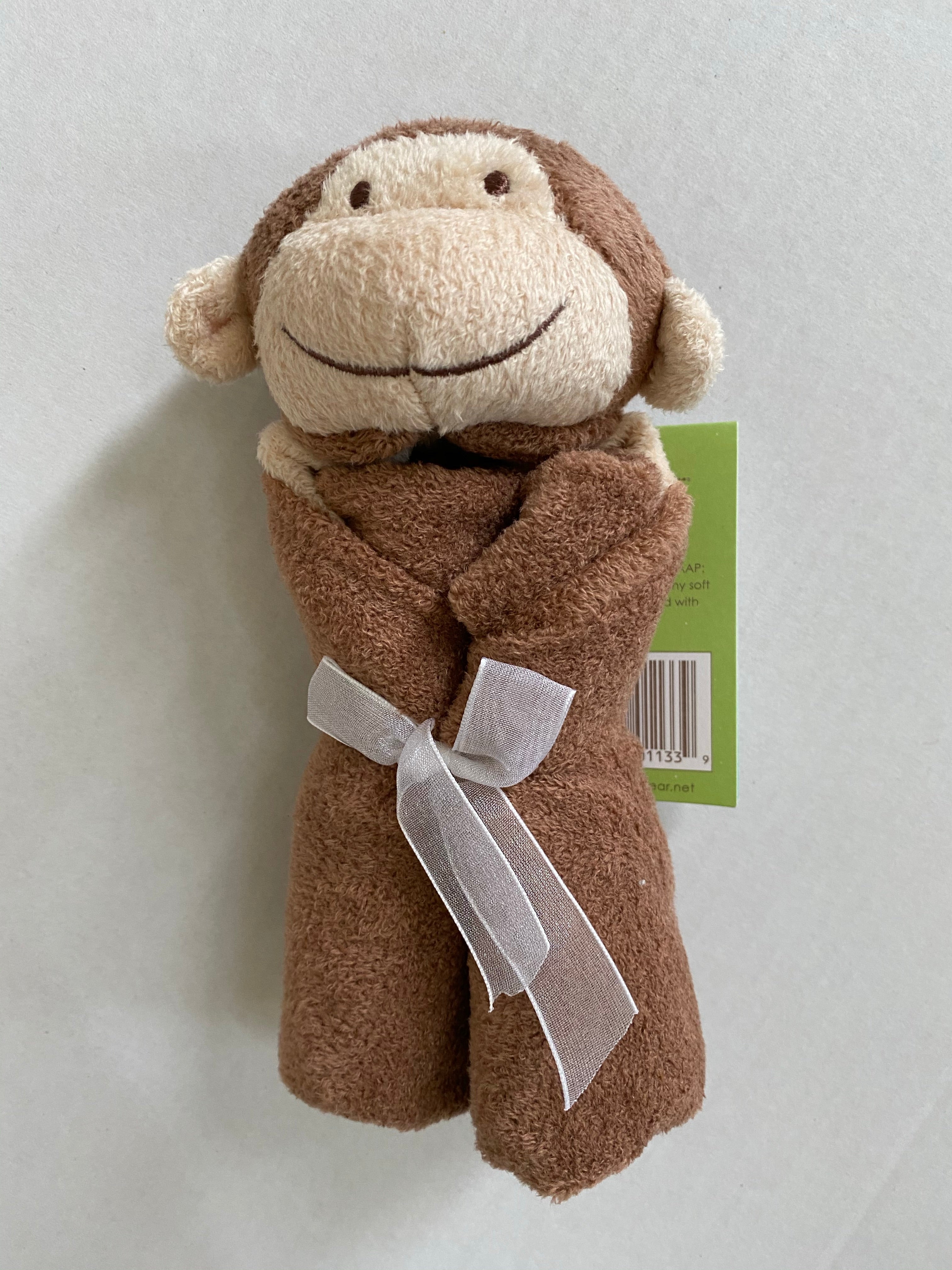 monkey, monkey blankie, angel dear, angel dear lovie, baby gift 