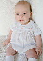 little English, london bubble, sailboat embroidery, baby boy clothing