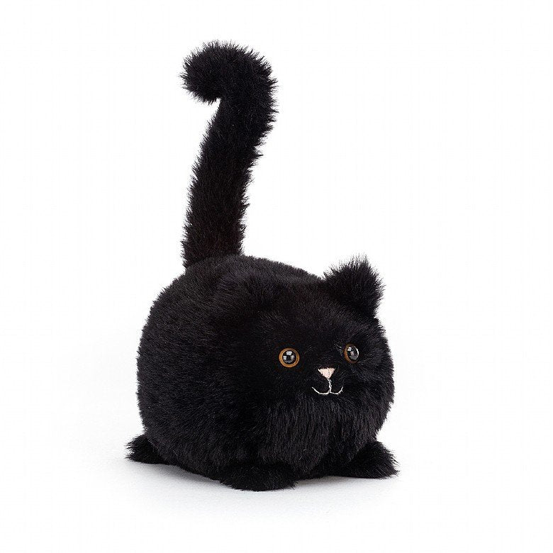 jellycat, black caboodle kitten
