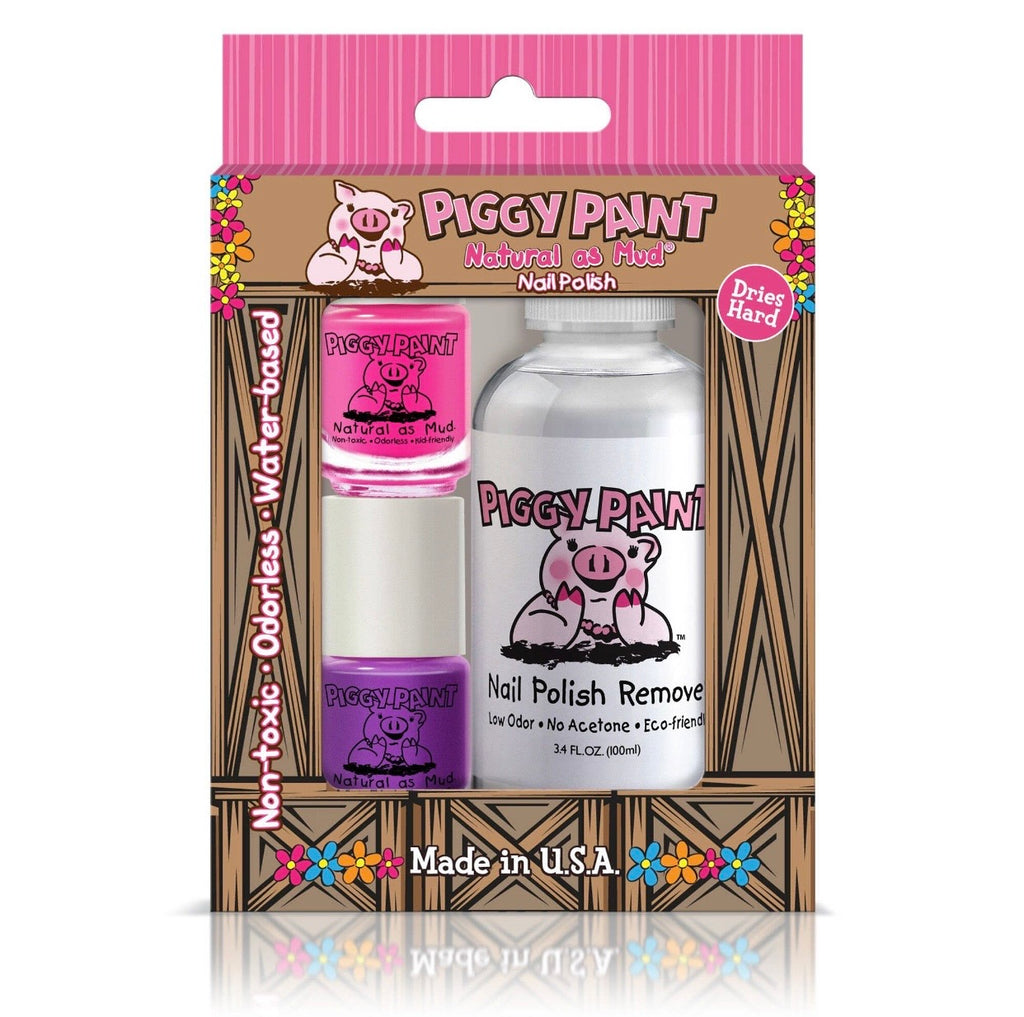 piggy paint, box set, non toxic nail polish, girl nail polish, nail art
