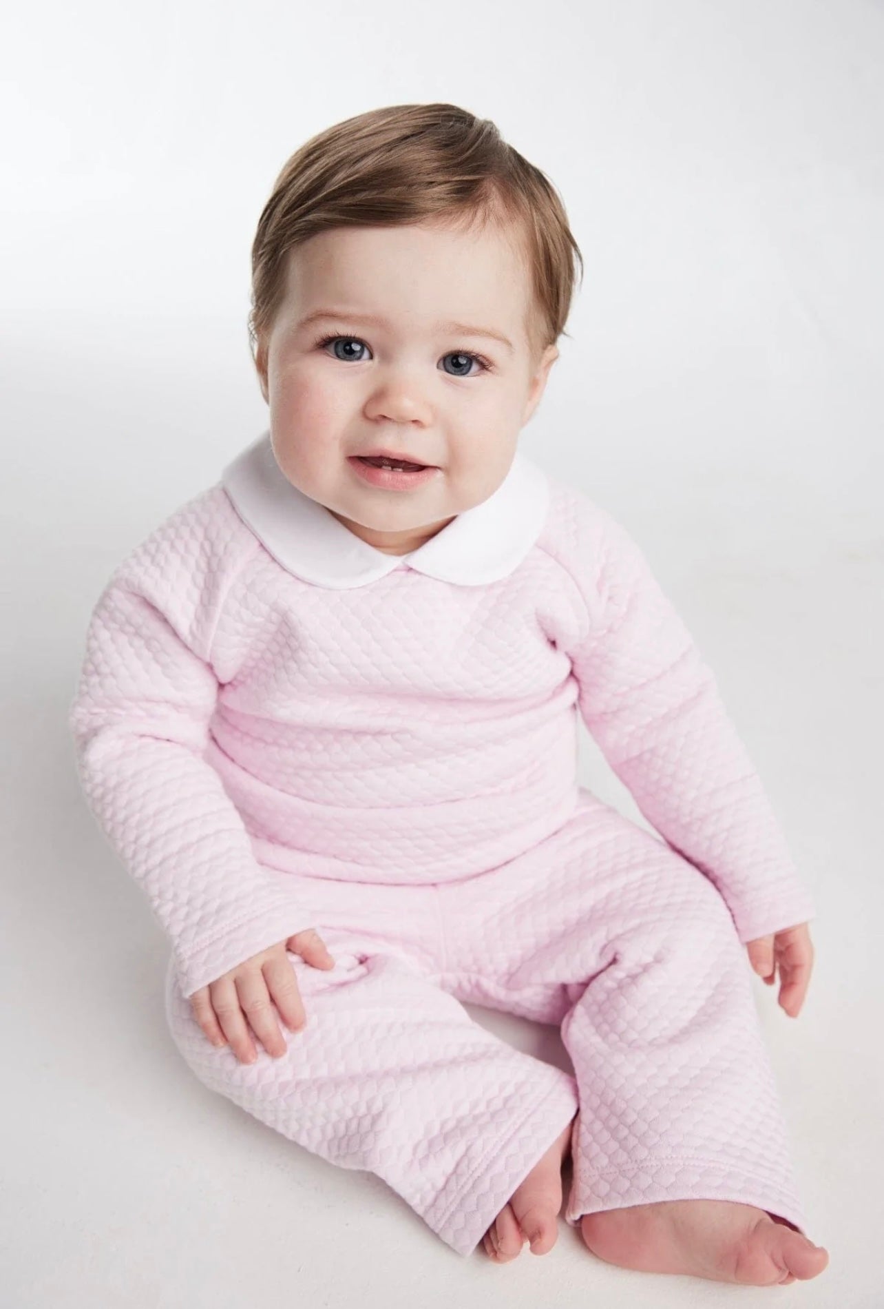little english, quilted pant set, newborn outfit