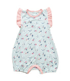 spring bloom romper, baby girl bubble, cute baby girl clothing, bestaroo, best baby boutique