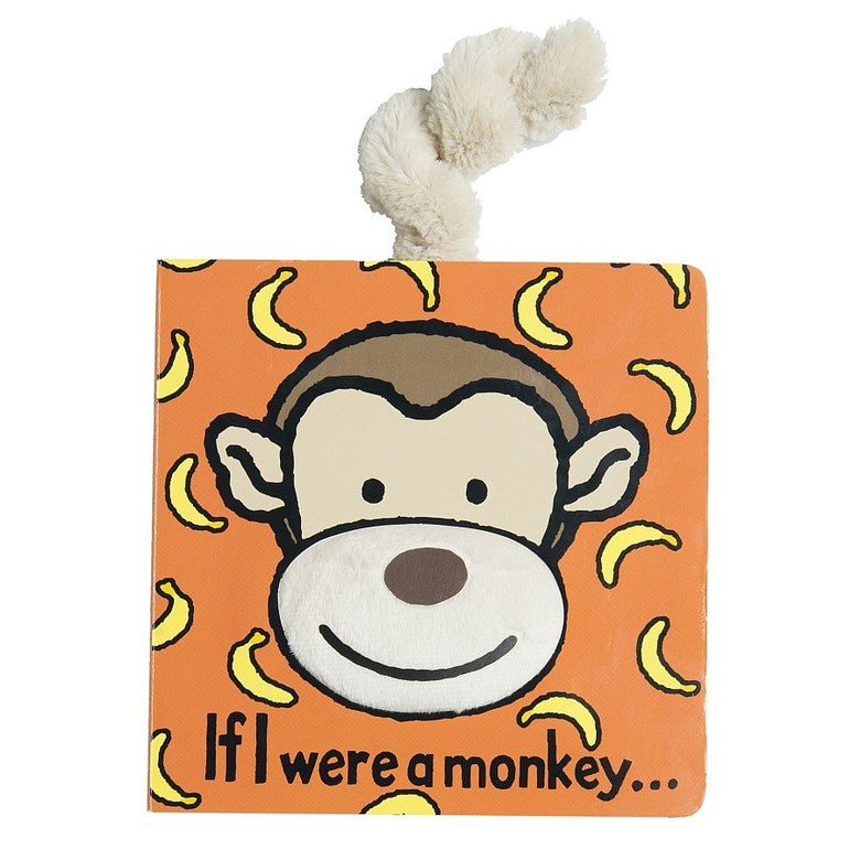 if i were a monkey, board book, jellycat, baby gift, best baby boutique, jellycat retailer, unique baby gift, baby book