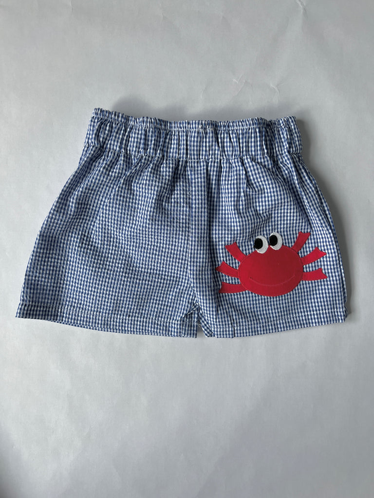 crab swim trunks, swimwear for boys, cute swimsuit 