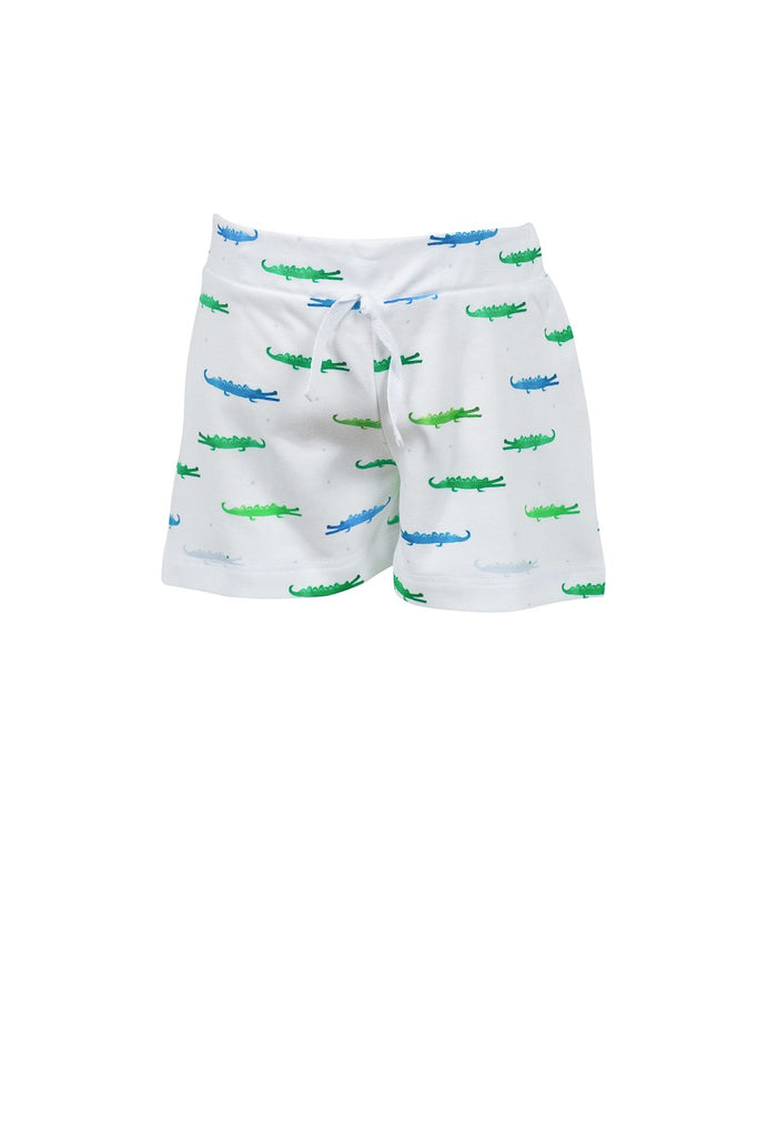 the proper peony, alex blue alligator short, baby guft, toddler boy clothes, classic childrens clothing, best baby boutique, boy pima shorts
