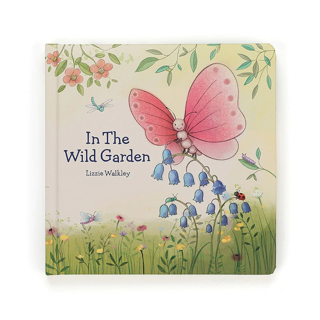 Jellycat, in the wild garden, beatrice the butterfly, board book, jellycat retailer, baby gift